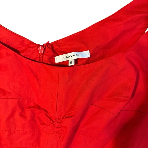 Carven Red Dress Size 38 - Picture 7 of 8